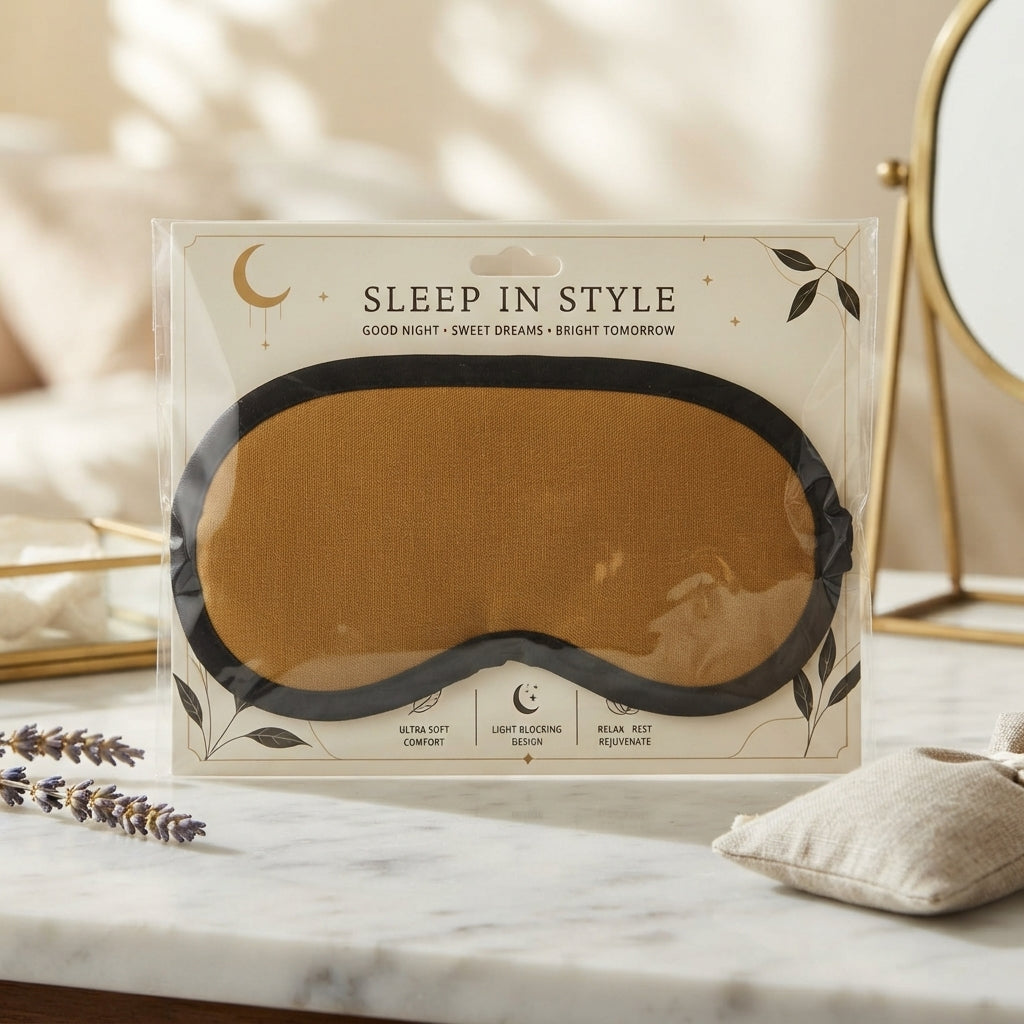 Premium Adjustable Sleep Mask – Lightweight & Breathable | Travel & Home Use