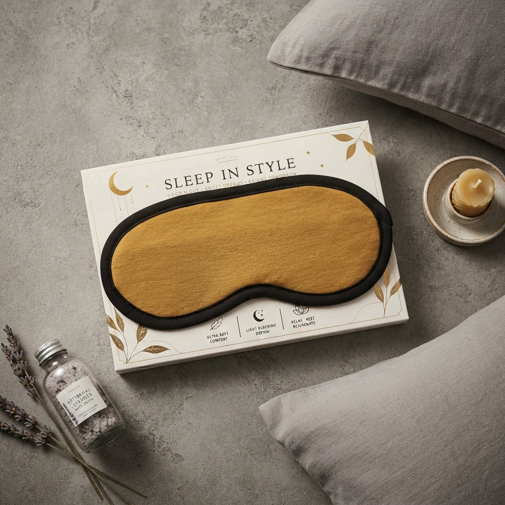 Premium Adjustable Sleep Mask – Lightweight & Breathable | Travel & Home Use