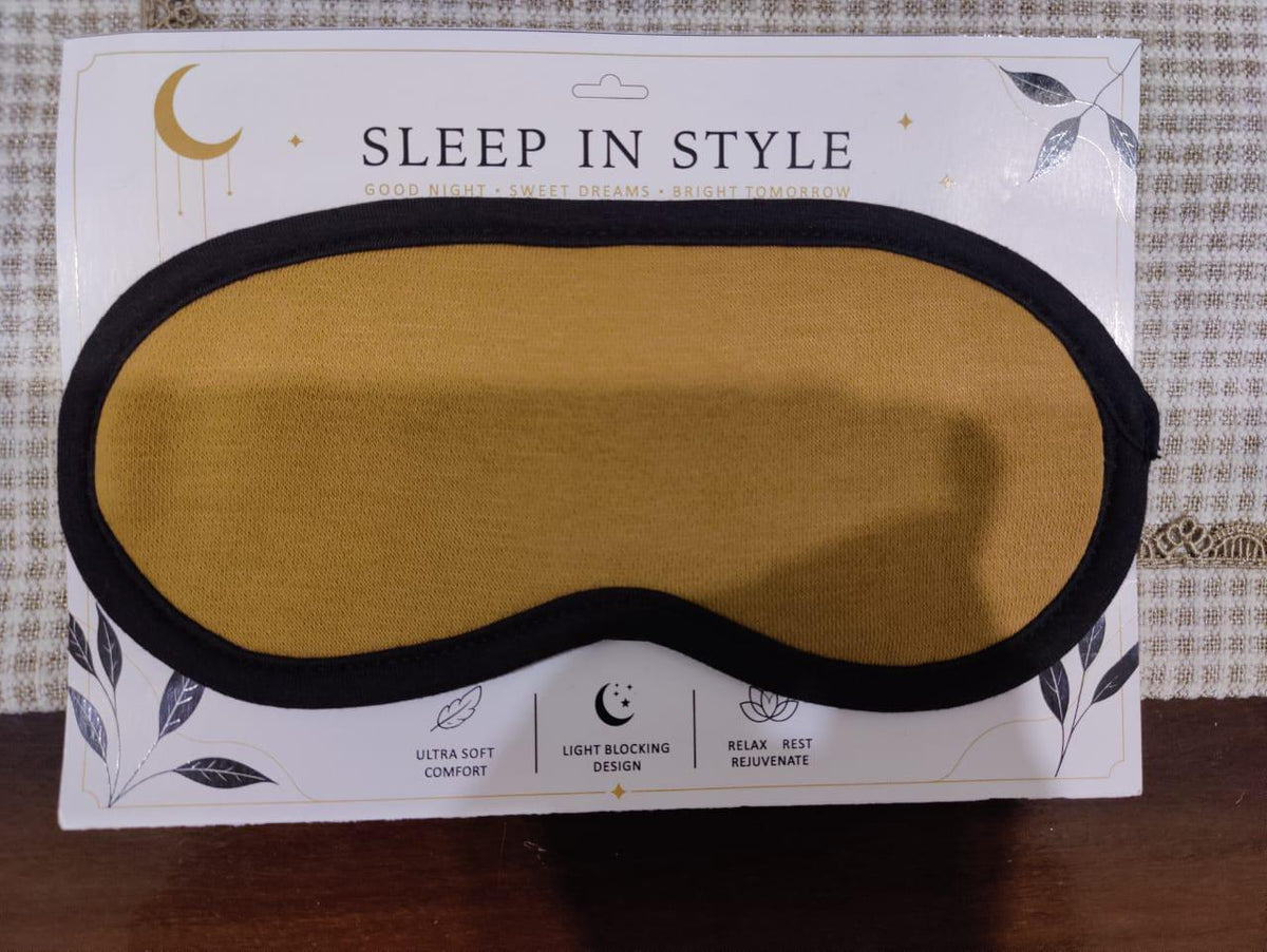 Premium Adjustable Sleep Mask – Lightweight & Breathable | Travel & Home Use