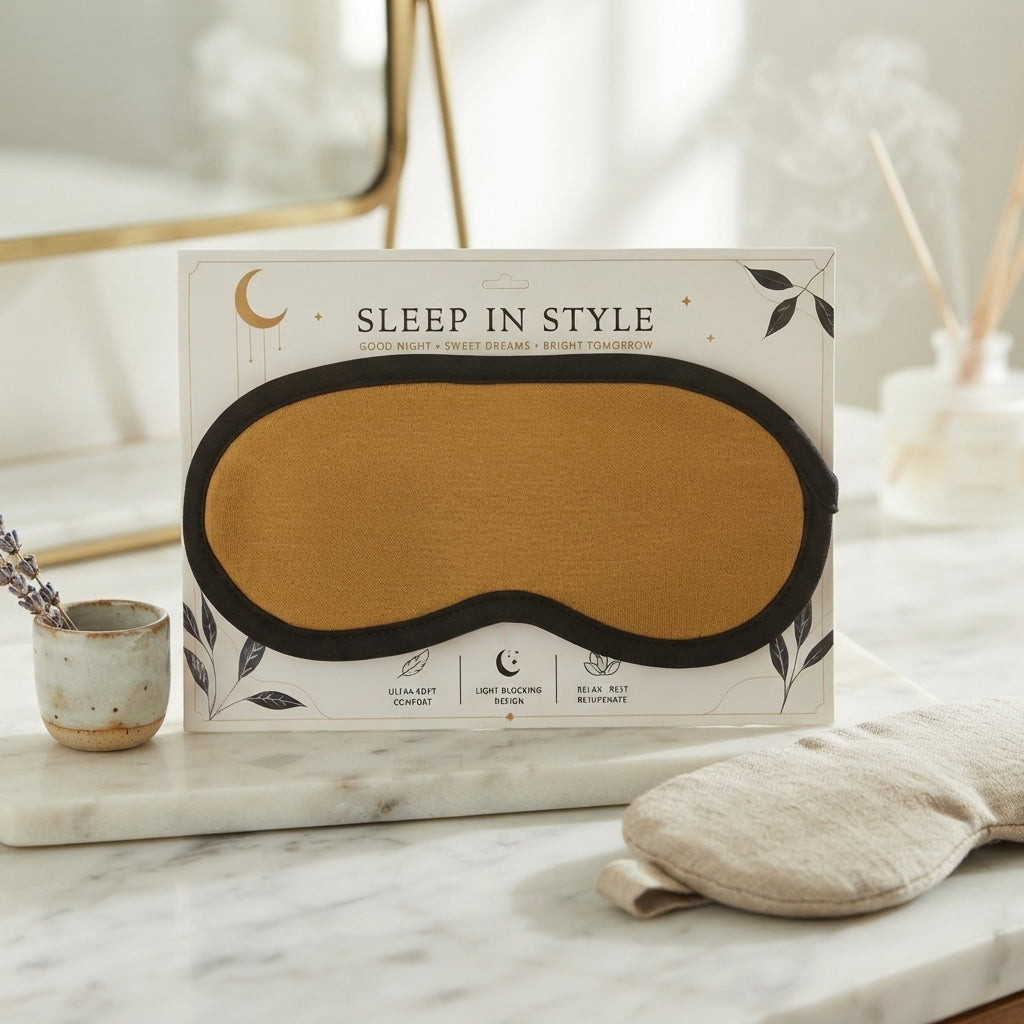 Premium Adjustable Sleep Mask – Lightweight & Breathable | Travel & Home Use