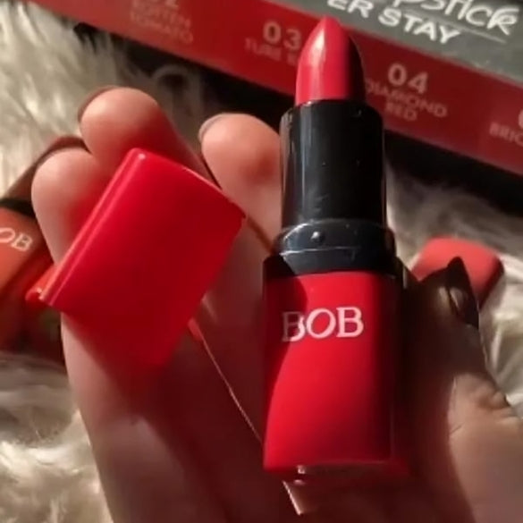 6 Pcs Matte High-Pigmented Lipstick Set – Long-Lasting Lip Color
