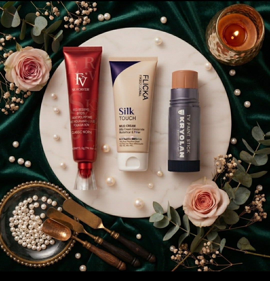 3-in-1 Professional Makeup Trio – Flicka FV & Krylon Beauty Accessories